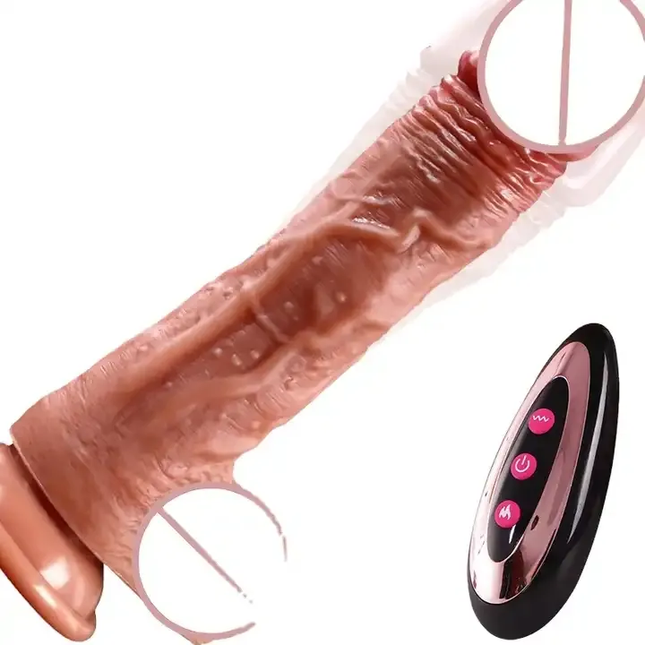 SPMAN realista control remoto femenino goma artificial pene consolador vibrador mujer juguetes sexuales Consolador