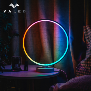 Fabrika kaynağı RF uzaktan kumanda 8Watt müzik ritim lamba akıllı kumanda rgb halka ışık - Product Image 3