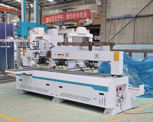 Çok fonksiyonlar yatay sondaj makinesi dolap kapı kilidi delik delme otomatik Cnc yan delme kanal açma makinesi - Product Image 3