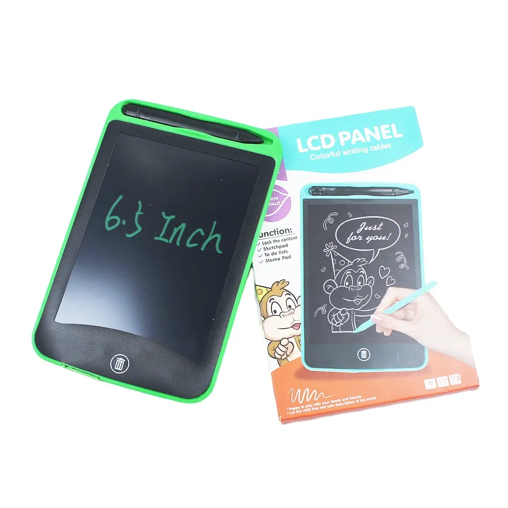 Venta caliente niños de alta calidad práctica tendencia de moda portátil Lcd tablero de escritura tablero de dibujo