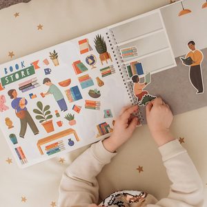 El yapımı meşgul kitap renkli çocuklar eğitim için çıkartma kitabı özel yapışkanlı kağıt çıkartma kitabı - Product Image 5
