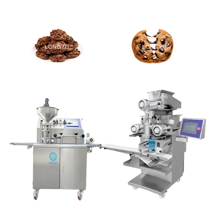 SV-208A Snack Food Machine Multifuncional Automática Chocolate Cookies Máquina De Enchimento