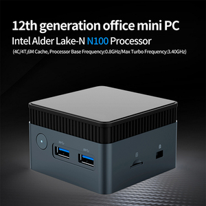 Nueva llegada 3 pulgadas Mini PC Inter N100 12th CPU 1/30 tamaño de una computadora de escritorio 12GB + 1TB mini computadora - Product Image 2