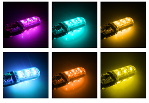 HAIZGリモコン付きLEDライトRGB W5W LED電球12V読書灯ナンバープレートライトT10LEDライト - Product Image 4