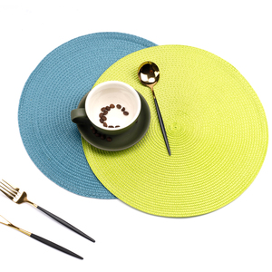 STARUNK现代奢华可洗防滑餐垫圆形PP材料耐用餐桌餐垫 - Product Image 3