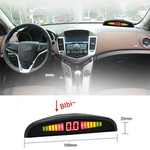 12 Volt Quality Universal Car LED Display Parking <strong>Sensor</strong> System <strong>Reverse</strong> Backup Radar Buzzer Warning Alarm Kit <strong>4</strong> Eyes Waterproof