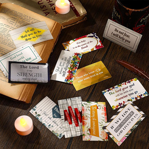 Custom Front and Back Prayer Holy Strength <strong>Bible</strong> Verses Memorization Scripture Affirmation Cards