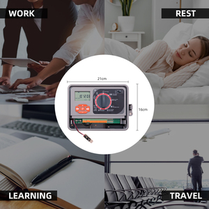 Bestseller Programmier barer solar betriebener Wasser timer für Garten tropfen bewässerungs system Kunststoff batterie Backup Regen verzögerung funktion