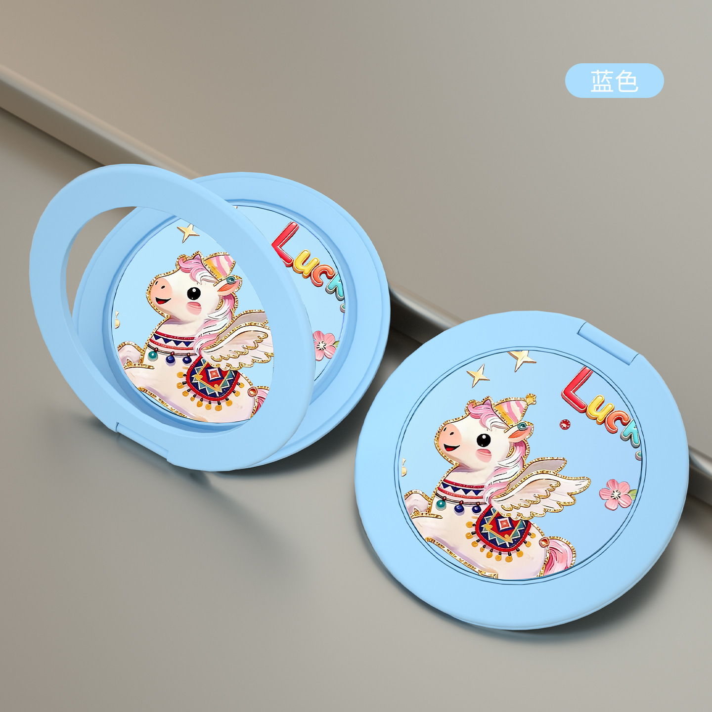 Tablette pliable TS14 - Licorne bleue