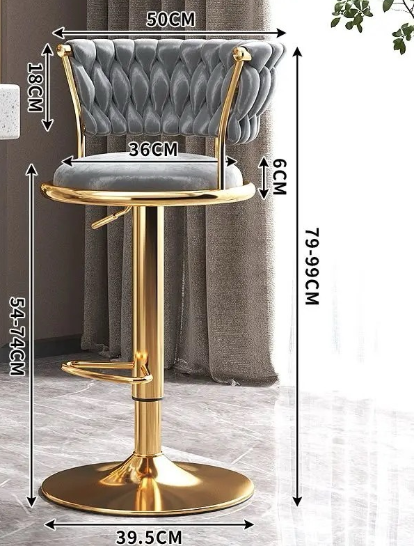 Smoke Gray Black Gold Style