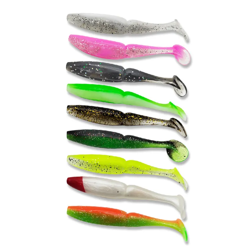 11.5Cm 12.5G Peddelstaart Bionisch Zacht Plastic Visaas Easy Cleaner Swimbait Wobbler Visaas Voor Baarsforel