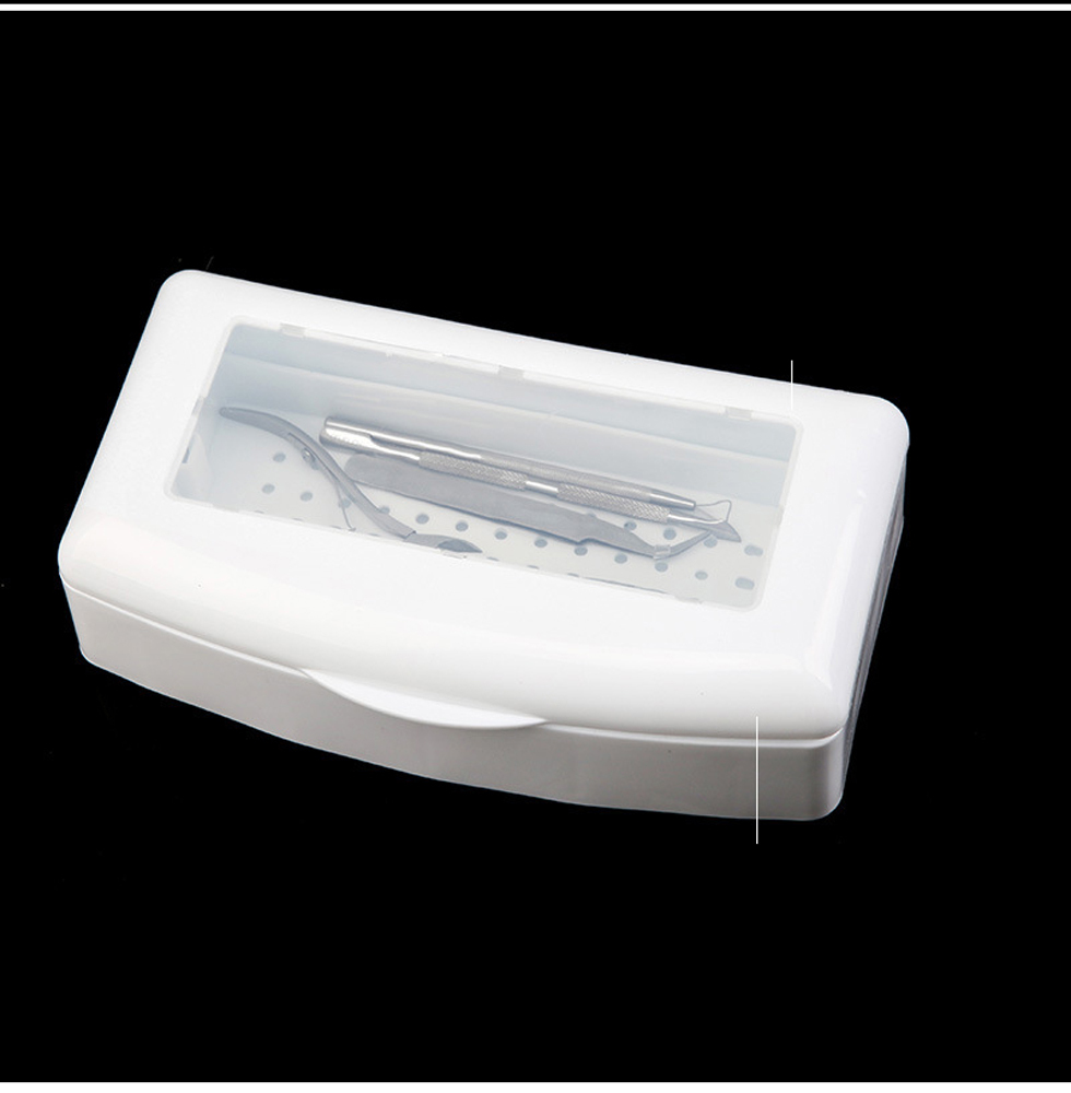 white with transparent window