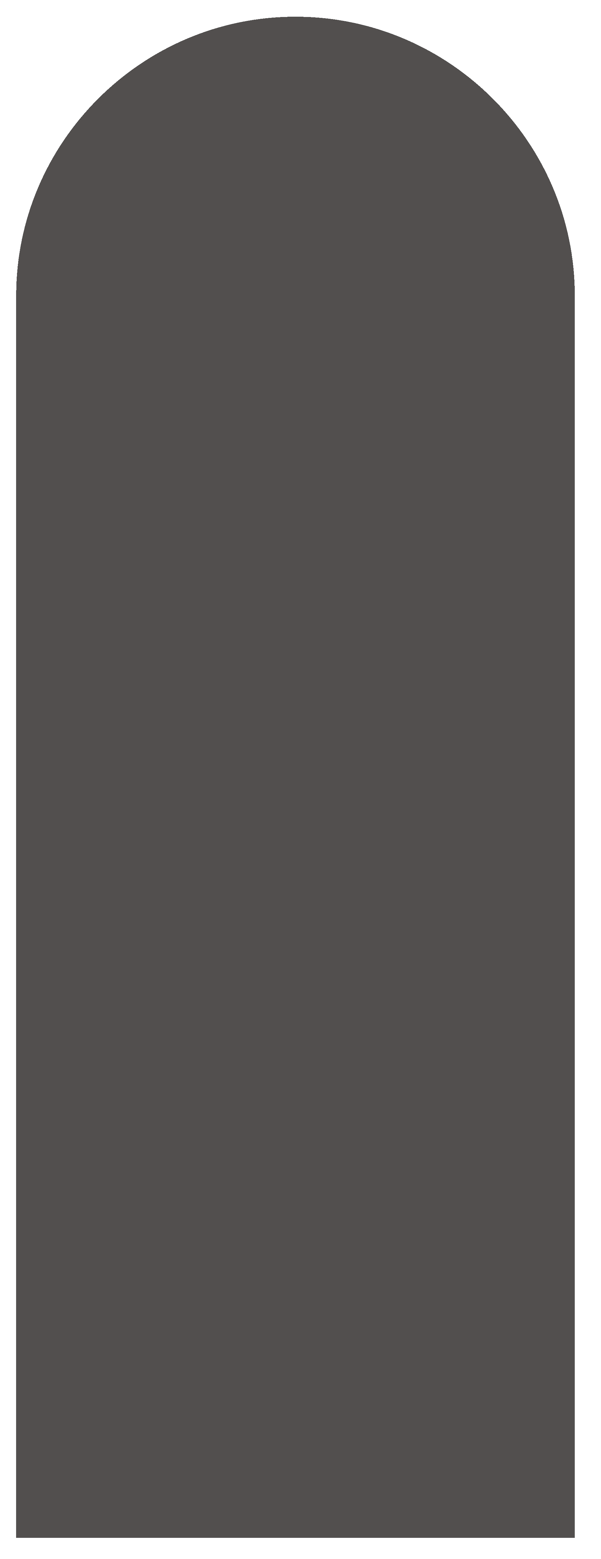 Grey Arched Yoga Mat