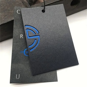 <strong>High</strong> <strong>Quality</strong> Debossed Garment Tags Custom Luxury Cotton Paper Embossed Clothing Tags Product Label Hang Tags With Free <strong>String</strong> - Product Image 4