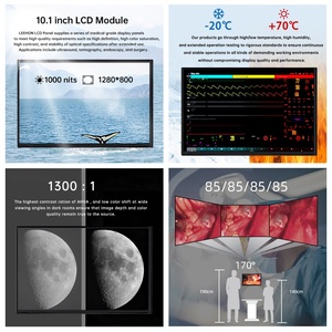 AUO จอ LCD ขนาด10.1นิ้วของแท้1280(RGB)* 800 WXGA 149PPI ความสว่างสูงความคมชัดสูงโมดูล LCD แบบพกพาพร้อมไดรเวอร์ LED - Product Image 4