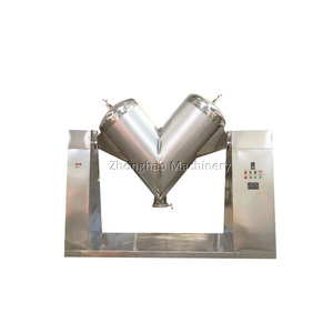 V şekli Lab ot baharat tozu karıştırma makinesi V tipi kuru toz gıda mikseri - Product Image 2