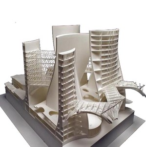 Fabrik Hohe Qualität Schalung Lieferant Moderne Wohnung Gebäude Kunststoff Laser Cut Architektur Gebäude Modell für Kommerziellen - Product Image 1