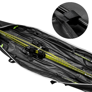 Custom Travel Ski Bag Padded Ski Carrier with Large Compartment for Snowboard <strong>and</strong> Single Skis Lightweight Transport Bag - Product Image 2