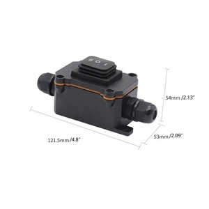 DPST ON OFF 4P防水スイッチ220V30Aブルーグリーンレッドライト付き大電流コンビネーションスイッチ