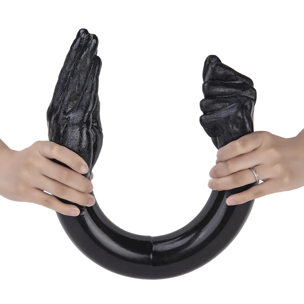 Double Ended Hand Gevormde Dildo Speelgoed Voor Fisting Anale Sex