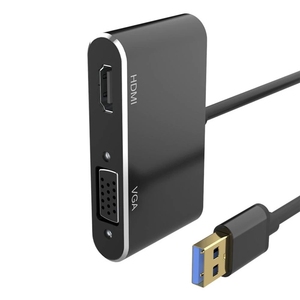 USB 3.0 zu für HDMI VGA Adapter 4K HD 1080P Multi-Display 2-in-1 Konverter Audio Video Kabel für Computer auf Lager - Product Image 3