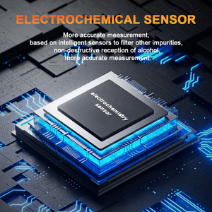 Sürücü kişisel test alkol güvenli sürüş elektrokimyasal sensör ayarlanabilir Alarm noktası araba kontrolü başlangıç alkol test cihazı - Product Image 5