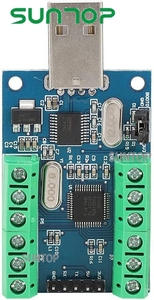 Mini-USB-Datenerfassungs-ADC-Modul, USB-Schnitts telle 10-Kanal-12-Bit-STM32-Kommunikations-ADC-Modul