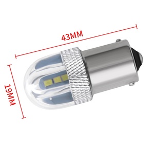 หลอดไฟ LED 3030 6SMD 1156 BA15S P21W 1157 Bay15d P21/5W,สัญญาณไฟเลี้ยวหลอดไฟถอยหลังอัตโนมัติ DRL ไฟท้ายรถแต่งสีขาว - Product Image 4