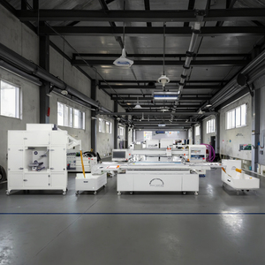 Metal/PVC tabela paneli <span class=keywords><strong>IMD</strong></span> IML için otomatik CCD rulodan ruloya elektrik serigrafi baskı makinesi yeni durum