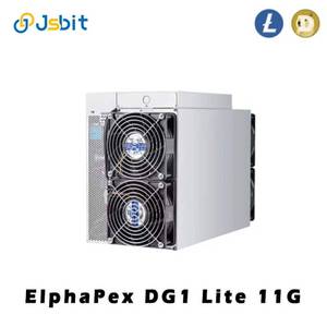 Trong kho elphapex DG1 Lite 11gh/S asic Miner cho LTC và dogecoin bao gồm giải pháp khai thác tiền điện tử PSU với giá thấp. - Product Image 2