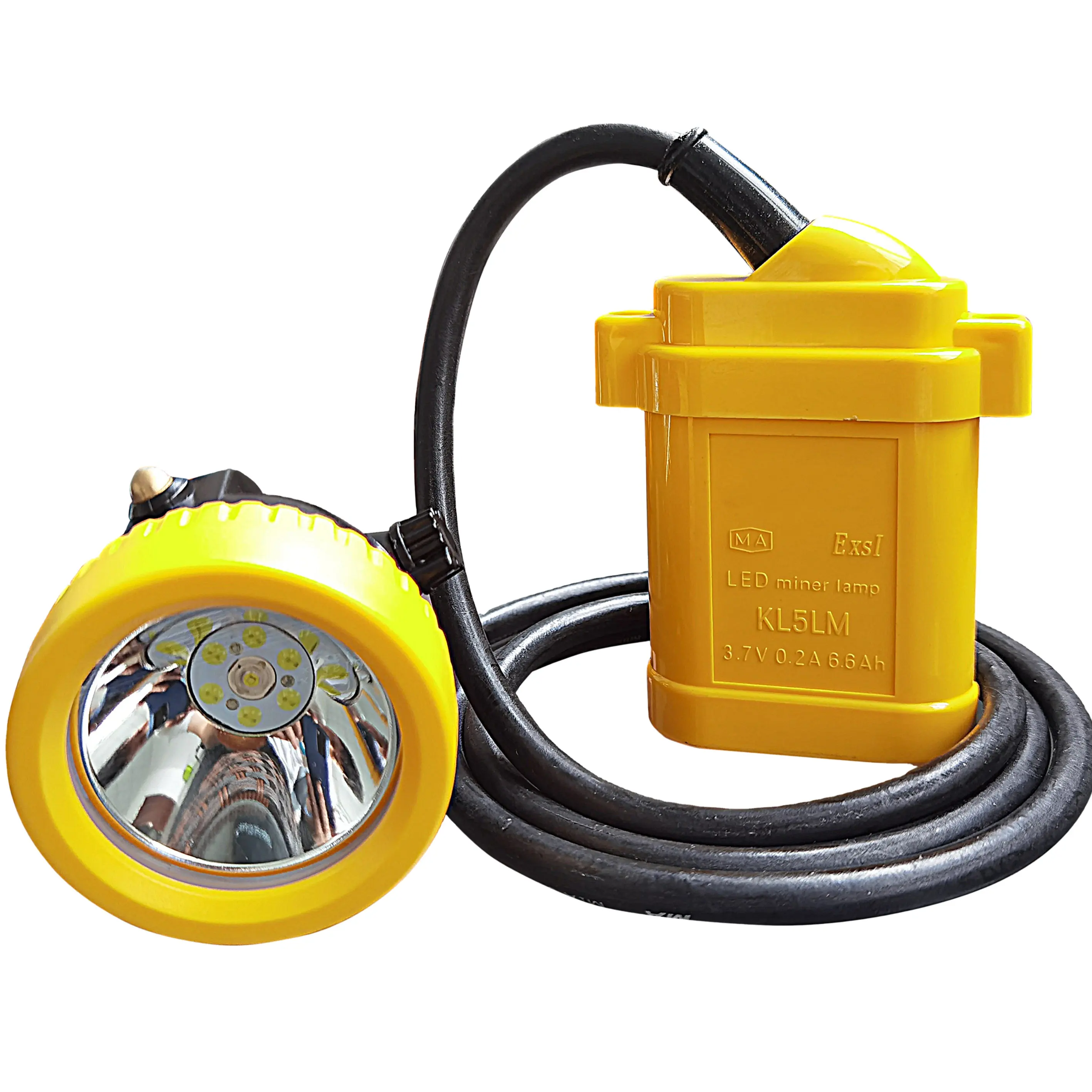 Farol LED recarregável de alta potência KL5LM lâmpada de segurança para mineração de carvão