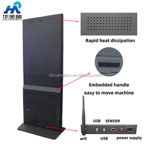 32 43 55 65 75 86 Zoll Vertikale interaktive Software Wifi Lcd Werbung Display Boden stehend Android Digital Signage Player - Product Image 3