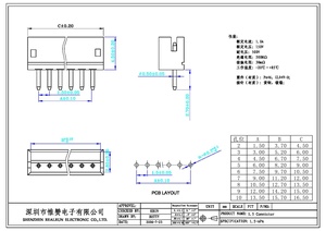 カスタムJST XH 1.0-2.54mmピッチヘッダーコネクタオスメスZh Ph Xh Molex 2-10ピン配線ヘッダー3 4 5 6 7 8 9 10コネクタ - Product Image 5