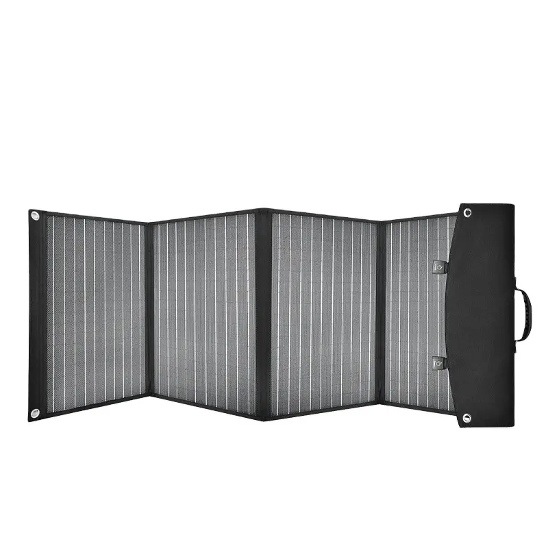 Nouvelles arrivées Panneau solaire photovoltaïque pliable de 120W pour l'extérieur Panneau solaire pliable pour centrale électrique portable
