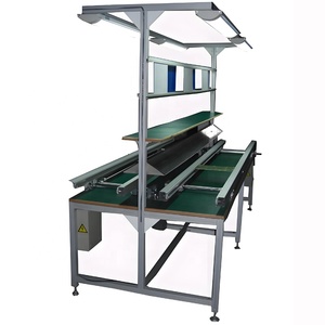 Línea transportadora enchufable Woking Table, sistema de transmisión enchufable, placa de circuito, línea de producción enchufable - Product Image 1