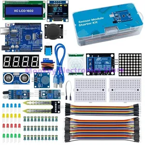 Geeignet für Arduino R3 verbessertes Entwicklungs board LCD1602 OLED 0.96 Anfänger-Lern kit