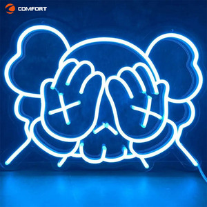 Подгонянный акриловый светодиодный светящийся знак насильственный медведь на открытом воздухе светодиодный знак дисплей - Product Image 3