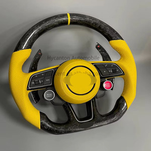Auto With Start Button Advanced Carbon Fiber <strong>LED</strong> Alcantara for Audi A3 A4L A5 A6L <strong>A7</strong> A8 Q3 Q5 Q2 Q7 Q8 TT R8 Steering Wheel - Product Image 3