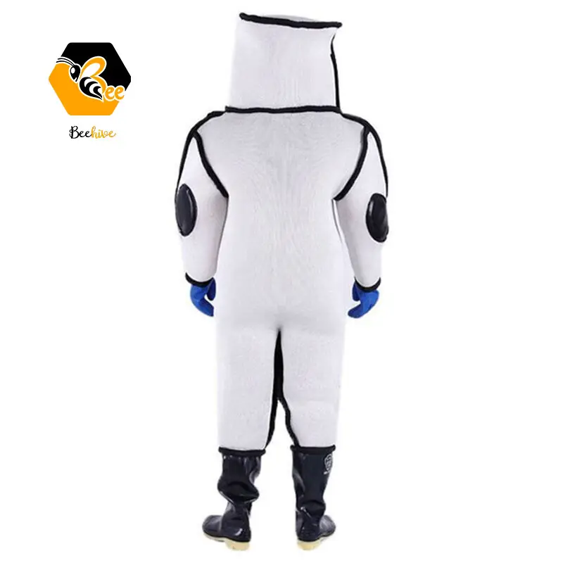 Guantes transpirables suaves resistentes a puñaladas, de PVC, algodón y fibra química, ropa de una pieza, traje de apicultura para atrapar avispas/Hornet