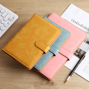 Di alta qualità 80G Notebook colori personalizzati pelle magnetica sentire copertina 100 pagine interne rilegatura termica A5B5 formato pelle stampata - Product Image 6