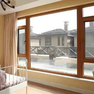 China <strong>Supplier</strong> Modern House Window Design Large Casement Aluminum Window for Office Building Home - Product Image 4