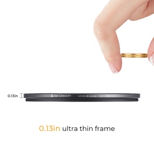 KFコンセプト37mmスリムグリーンマルチコーティングオプティクスガラスMC-UVフィルターdslrカメラレンズフィルター - Product Image 4