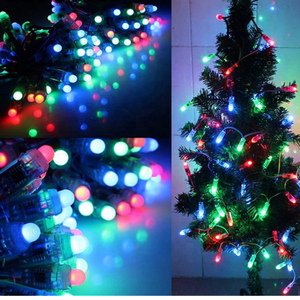 HOUDE LED Pixel WS2811 WS1903 DC5V 12V Digital IP68 Christmas Led Module Light String F8 12ミリメートルRGB LED Pixel Light - Product Image 5