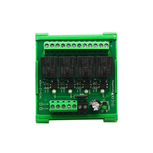 Módulo de control de relé CC de 4 canales, placa amplificadora de salida vplc con aislamiento de optoacoplador, 3,3 v/5v/12v/24v - Product Image 5