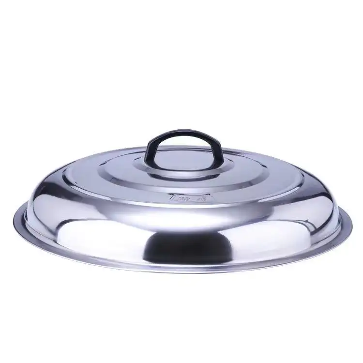 410 stainless steel large pot cover with thick cover 44-93cm