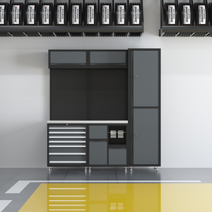 高容量新款工具柜工作台车库木质工具柜高品质汽车维修工具箱箱 - Product Image 6