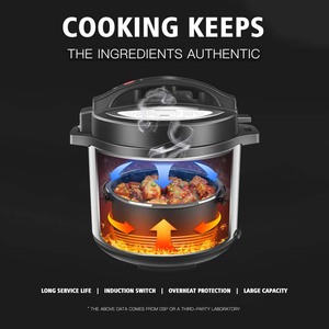 <span class=keywords><strong>DSP</strong></span> multifunzione fornello commerciale 6L utensili da cucina Display a LED pentola interna in acciaio inox pentole a pressione elettriche