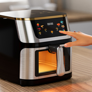 Elettrodomestico sano grande capacità 12L friggitrici da forno Oil Free digitale friggitrice ad aria con finestra a vista
