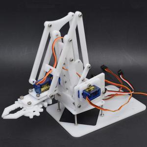 Gelsonlab HSTM-008 FAI DA TE 4DOF Smart Acrilico RC Robot Braccio Montato Braccio Kit Educativo per Arduino