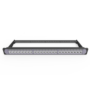 Pmfhn系列根据机架式FTP定制19 "1U Cat6A Cat6 Cat5E 24端口UTP接线板铜光纤设备 - Product Image 1